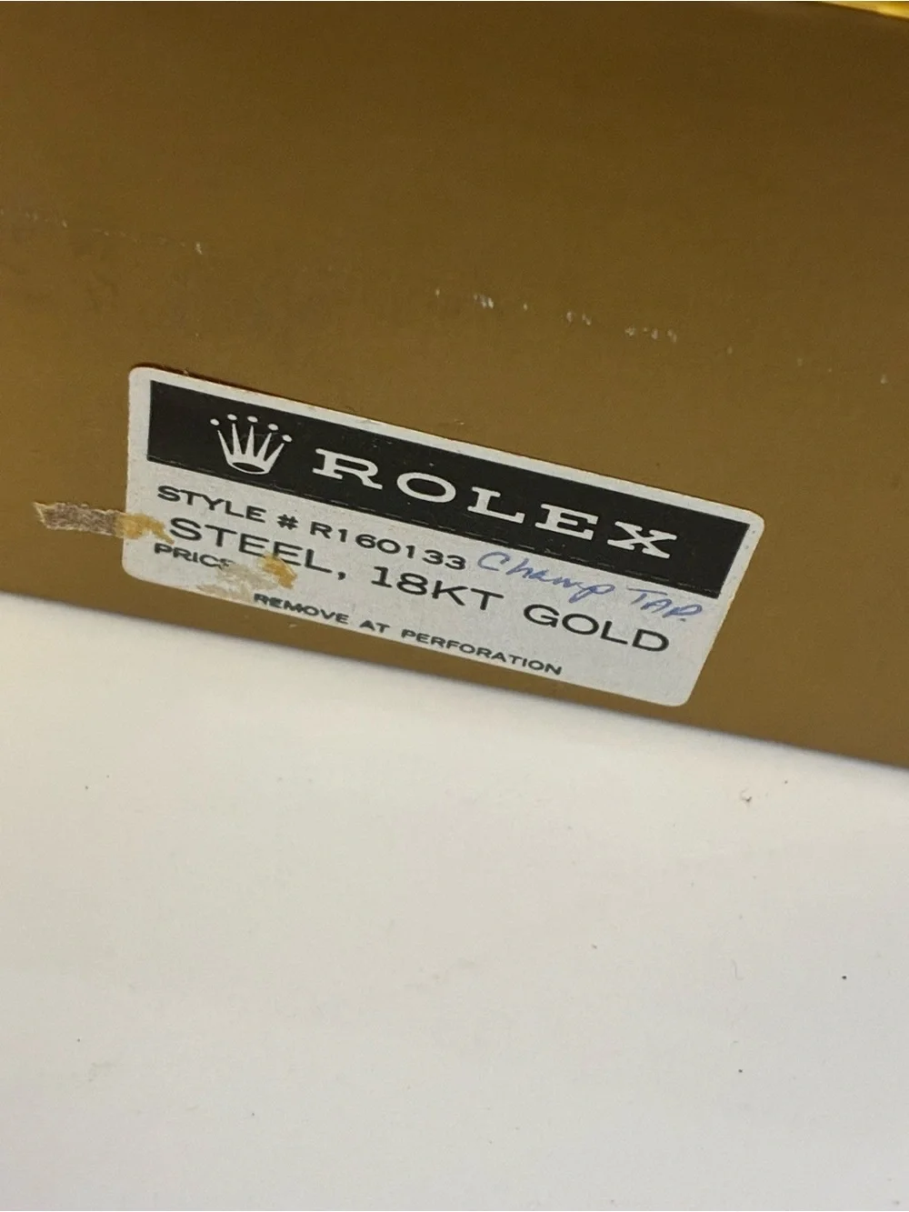 Rolex Oyster Perpetual 18k 35mm Blue Dial Fluted Bezel Watch 1005 W/Box